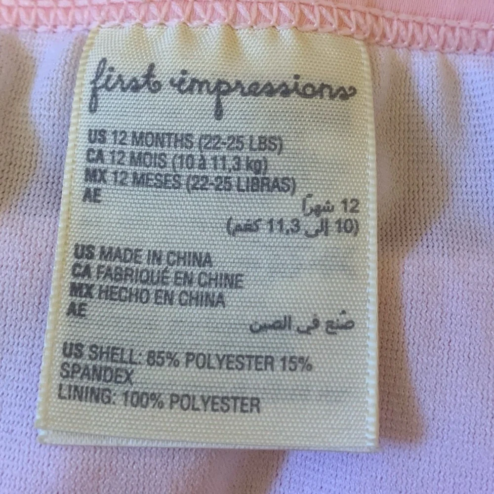 First Impressions Flamingo Swimsuit-12 Months-Swim Shirt Pink Ruffled Bottoms